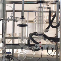 QIYU CBD 1L process per hour  unit plant oil glass molecular distillation